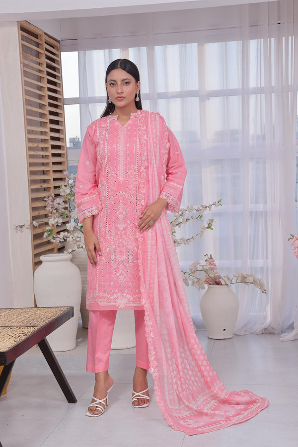 New Stitched 3 Piece Embroidered  BanaDora Lawn Collection