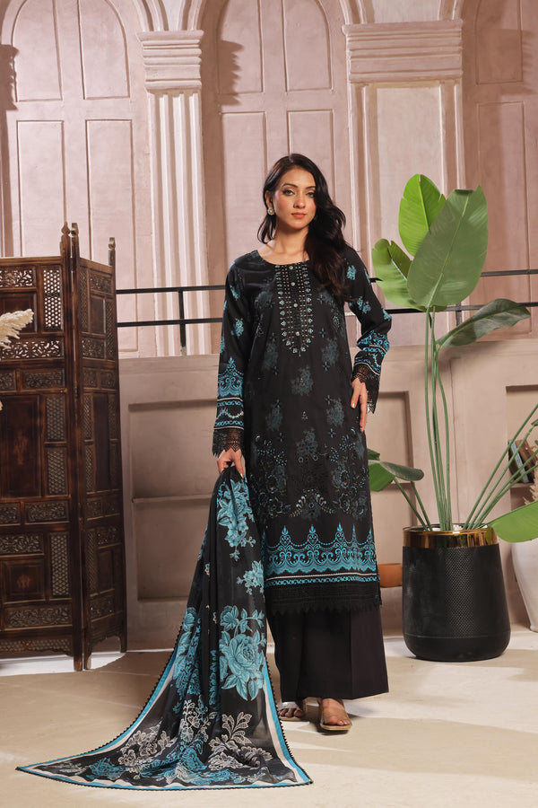 Launching New Un-Stitched  3 Pcs Premium Chiken-KariDigital Printed Lawn Collection