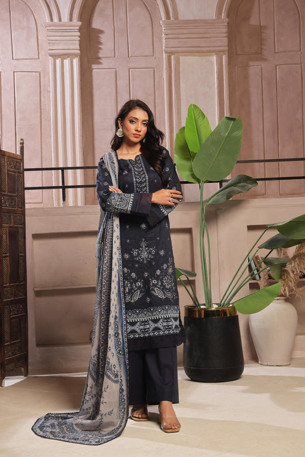Launching New Un-Stitched  3 Pcs Premium Chiken-KariDigital Printed Lawn Collection