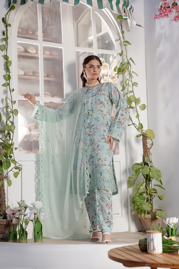 ESFIR – Stitched PP Dora (Aqua Bloom)