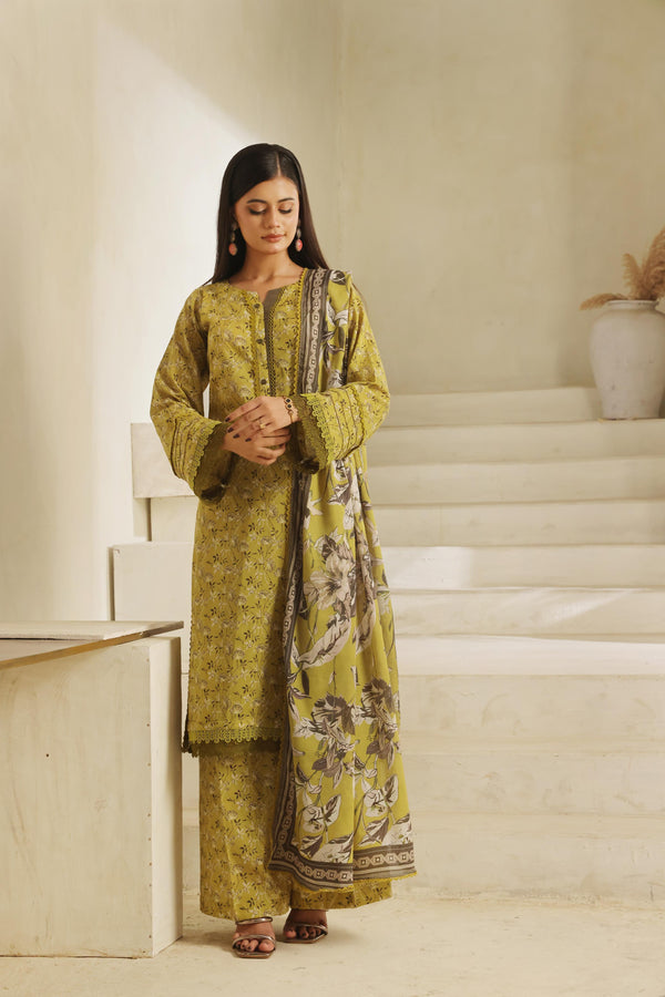 FLORENT – A Breath of Fresh Style | Unstitched 3-Piece Digital Printed Lawn Collection with Voil Lawn Dupatta & Digital Printed Trousers