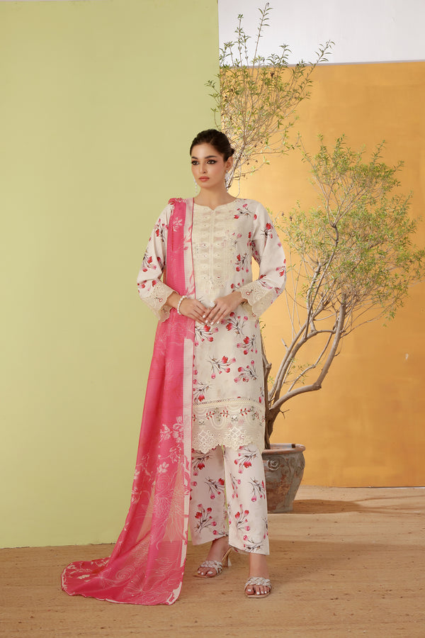 NORAY – Stitched 3 Piece Luxury Embroidered PP Staple Collection
