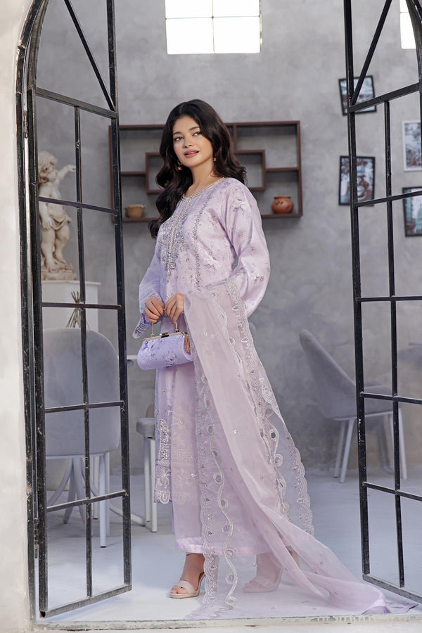 NAAIRA - Organza Collection (Purple)