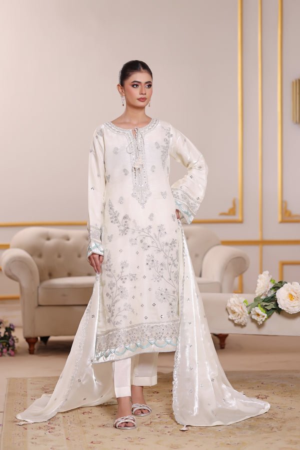 SINGHAR – Premium Shesha Silk (Moon Ivory)