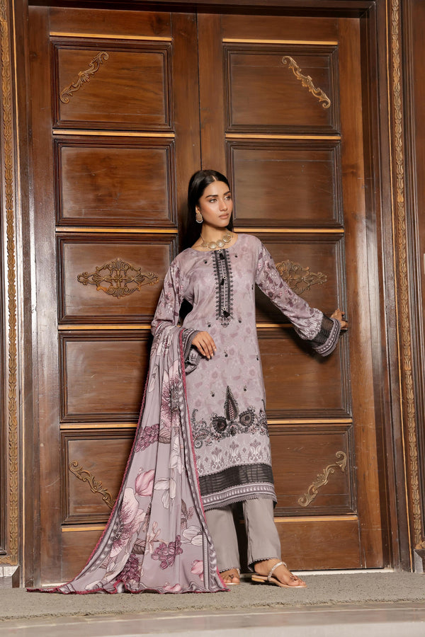Launching New Un Stitched 3 Pcs Embroidered LaserKari Digital Printed Lawn Collection