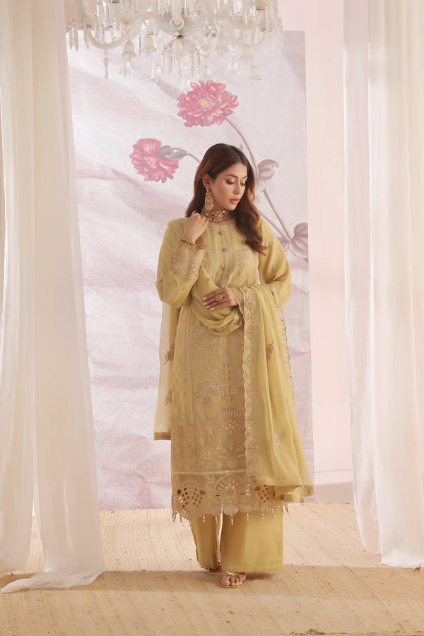 ZARISH - Chiffon Collection (Yellow)