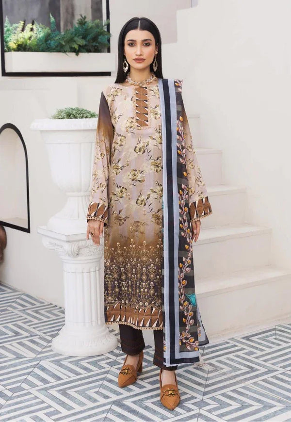 Unstitched 3 Piece Chikankari Embroidered Lawn Collection