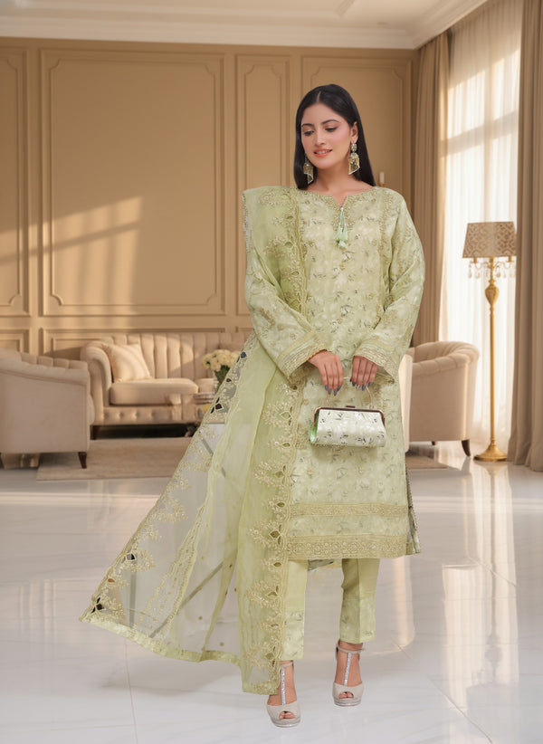 HALEEMA Organza (Dk Yellow)