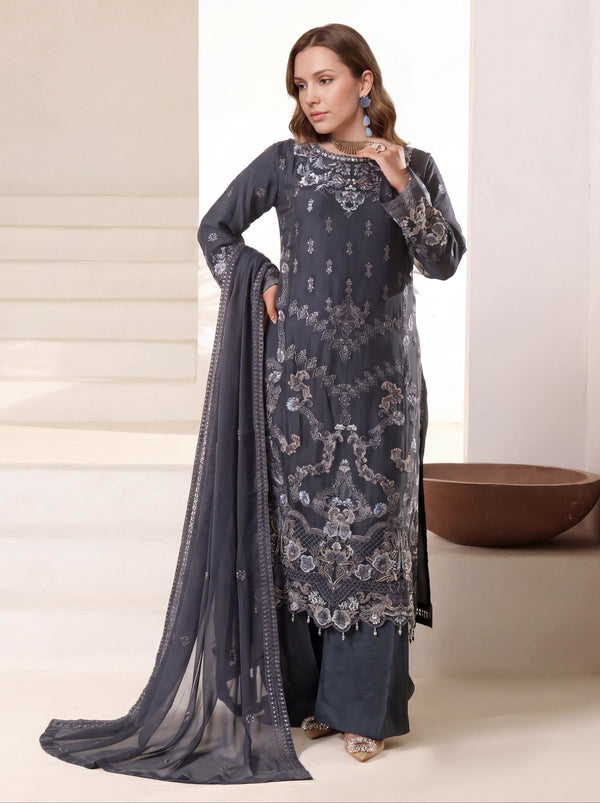Semi-Stitched Chiffon Dresses Pakistan | Dressline.Fabric  Dressline Fabric