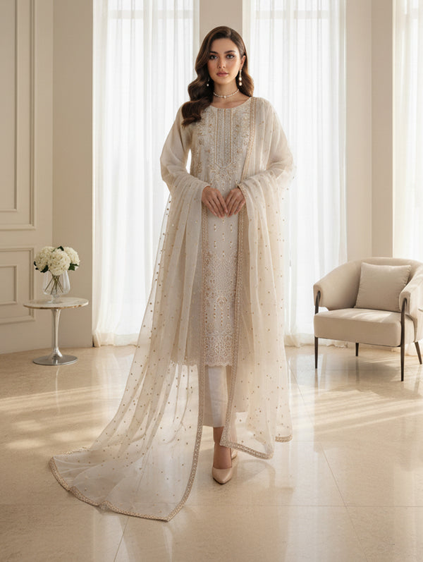 BURBERRY - Organza Ayudia Slub (Pearl Radiance)