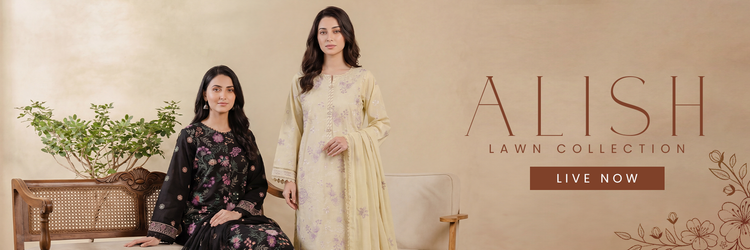 Women's Elegant Stitched & Unstitched 3 pc Clothing - Dressline Fabric